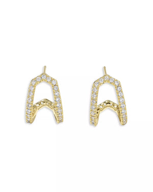 Kendra Scott Daphne Pave Huggie Earrings