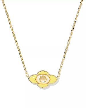 Kendra Scott Abbie Medallion Gold Pendant Necklace