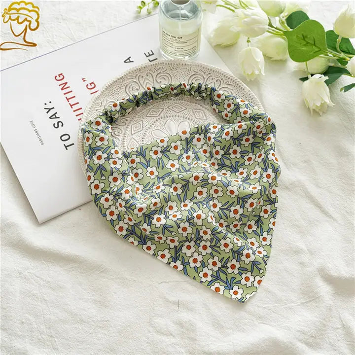 Floral Head Scarf