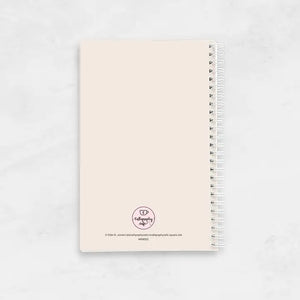 E Calligraphy Cafe Notebook