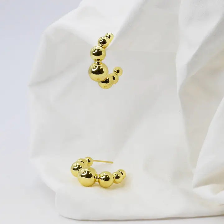Bubble Hoop Earrings