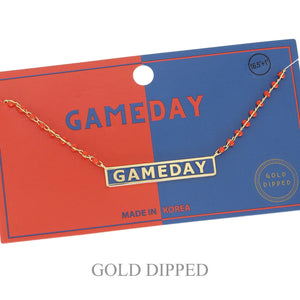 Gameday Charm Beaded Necklace