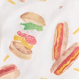 Burt's Bees Baby Hot Dogs & Hamburgers Honeysoft™ Footless Baby Sleeper