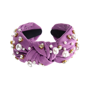 Bedazzled Pearl + Rhinestone Headband
