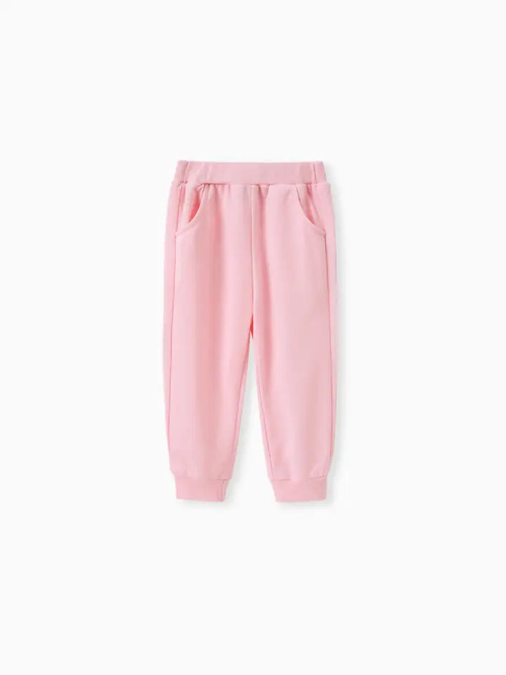 Pink Baby Bear Sweat Set