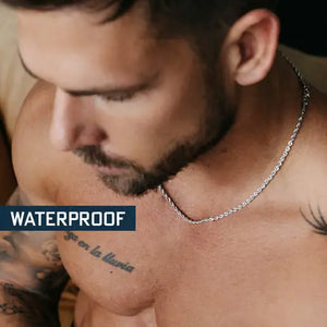 Waterproof Men's Rope Chain - 3mm