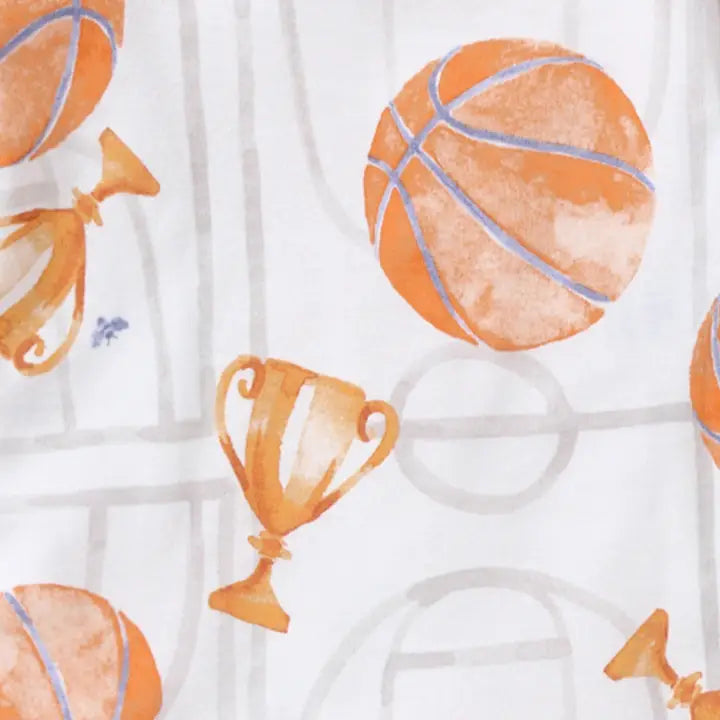 Burt's Bee Baby Basketball Organic Cotton Sleep & Play