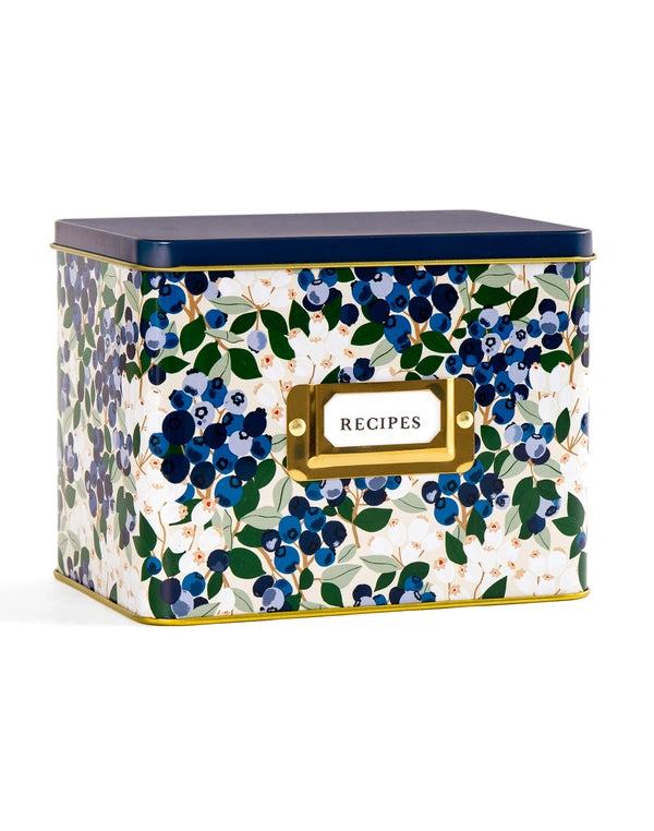 Tin Recipe Box