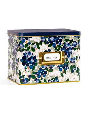 Tin Recipe Box