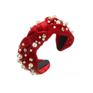 Bedazzled Pearl + Rhinestone Headband