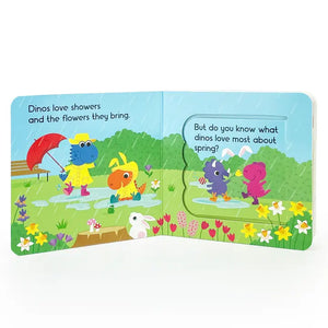 Dinos Love Jelly Beans Easter Lift-A-Flap Board Book