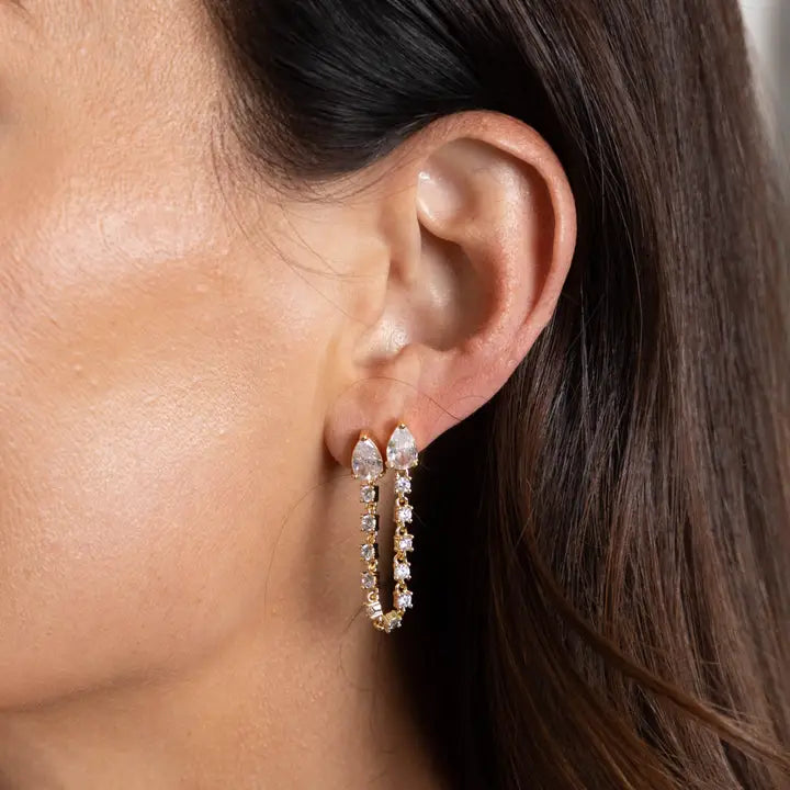 Sahira Delilah Double Stud Earring