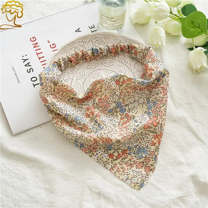 Floral Head Scarf