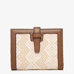 Jen & Co Bessie Canvas Wallet w/ Slip Closure