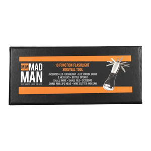Mad Man 10 Function Flashlight Survival Tool