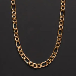 Gold Figaro Chain Necklace 5mm