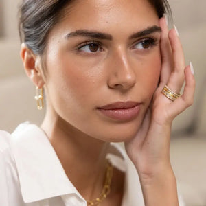 Sahira Ivy Cz Ring Set