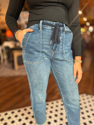 Judy Blue Dark Wash Jogger Jeans