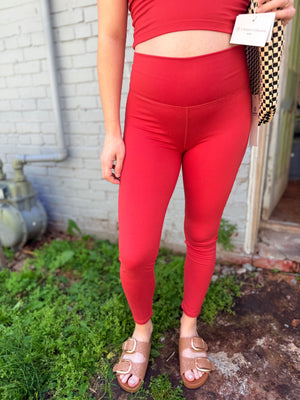 Mono B Blushed Brick Venice Cloud High Waist Leggings