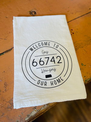 Welcome to our Home Tea Towel
