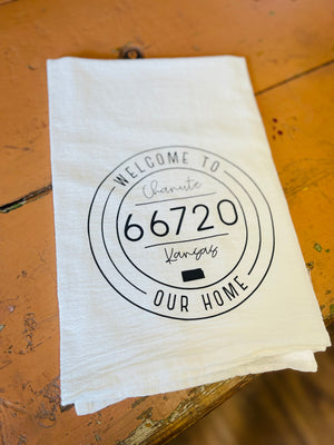 Welcome to our Home Tea Towel
