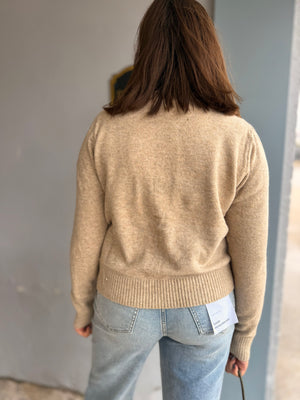 Oatmeal Soft Knit Cardigan