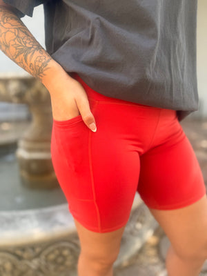 Mono B Blushed Brick Venice Cloud Biker Shorts