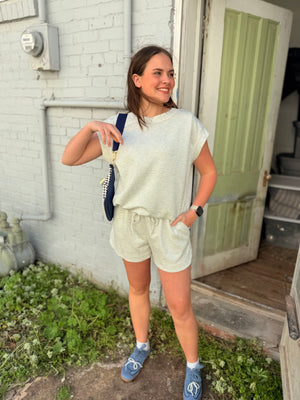 Oddi Grey Scuba Sleeveless Top