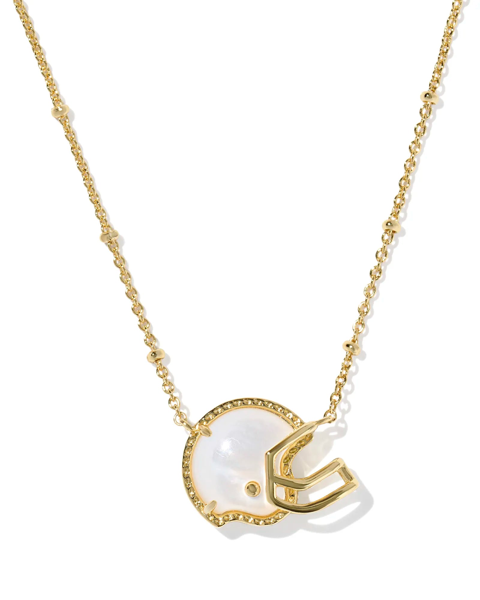 Kendra Scott Football Helmet Pendant Necklace