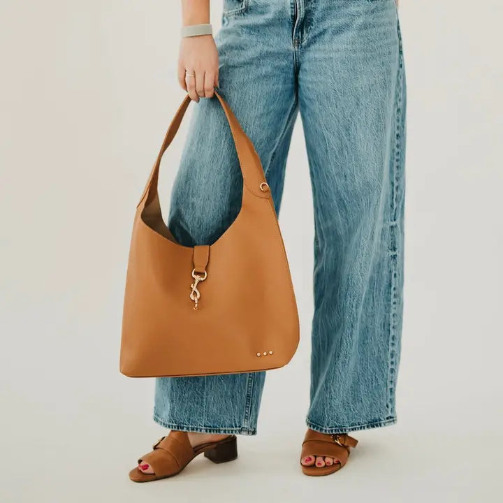 Pretty Simple Haddie Hobo Vegan Leather Tote