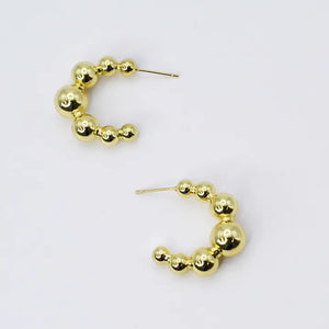 Bubble Hoop Earrings