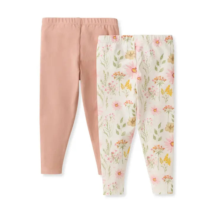 Burt's Bees Baby 2 Pack Wild Floral Leggings