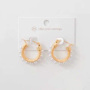 Angel of the Sea Hoop Earrings