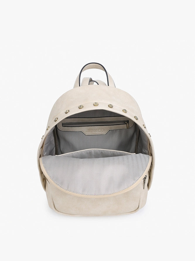Jen & Co Sariya Studded Backpack w/ Front Pocket