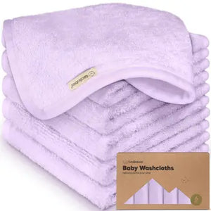 KeaBabies 6 Pack Wash Cloths