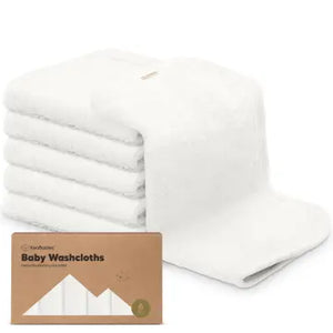 KeaBabies 6 Pack Wash Cloths