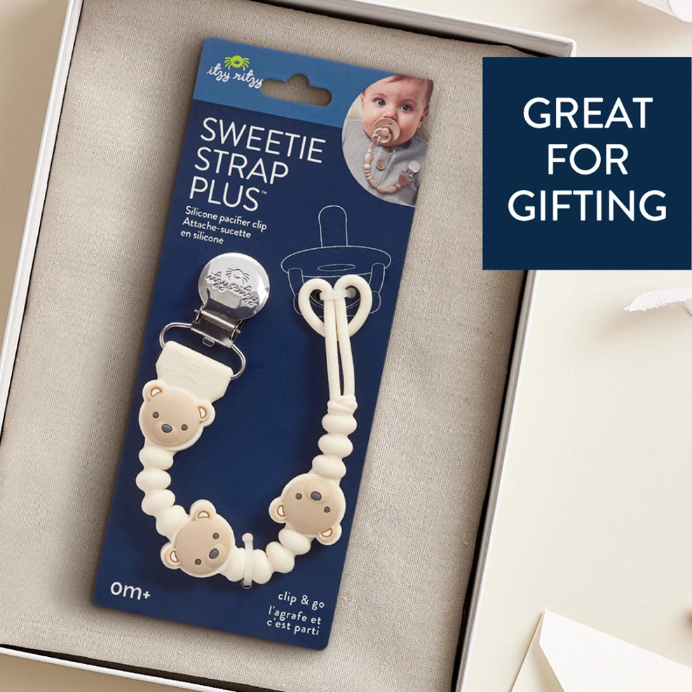 Sweetie Strap™ Silicone One-Piece Pacifier Clips