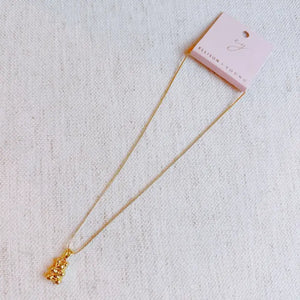 Gold Gummy Bear Necklace