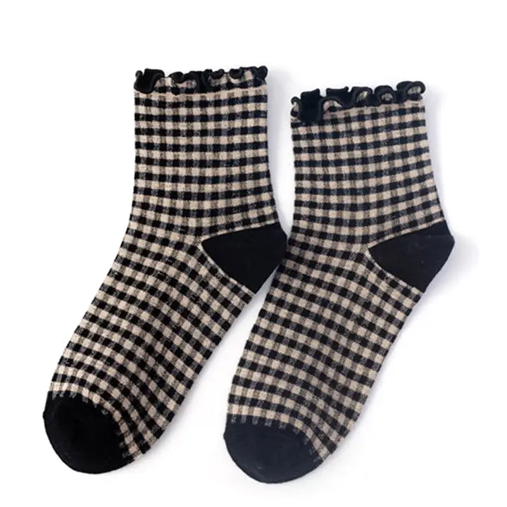 Ruffle Crew Sock