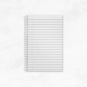 E Calligraphy Cafe Notebook